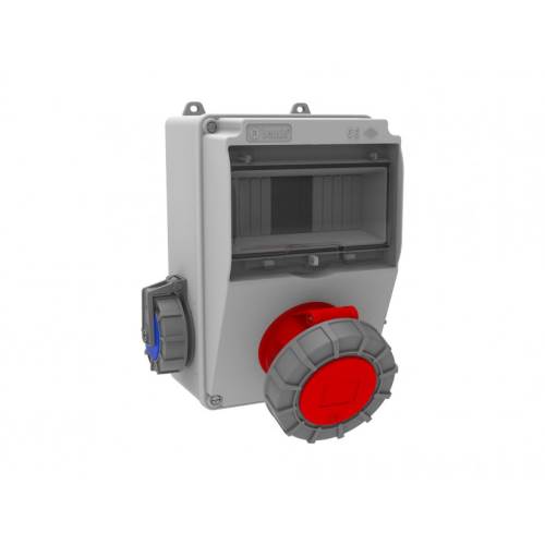 BEMİS V7 Prizli Kombinasyon Kutusu 5/32A 380V & 2x1/16A 220V IP66 155x255x138 mm