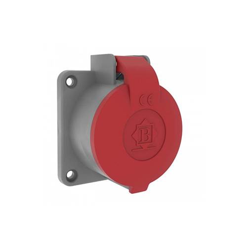 BEMİS 3X16A Trifaze Elektrik Prizi, Kauçuk Gövde, IP44 Koruma Sınıfı