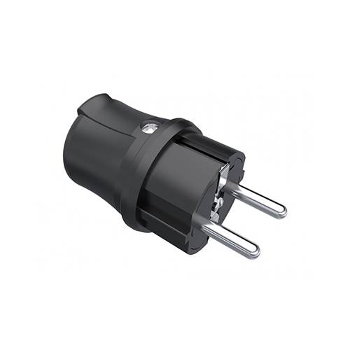 BEMİS Düz Fiş Monofaze 1x16A IP44 Plastik 2P+E 220-250V Darbe Dirençli