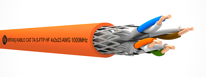 CAT7A S/FTP HF (LSZH) 4x2x23 AWG